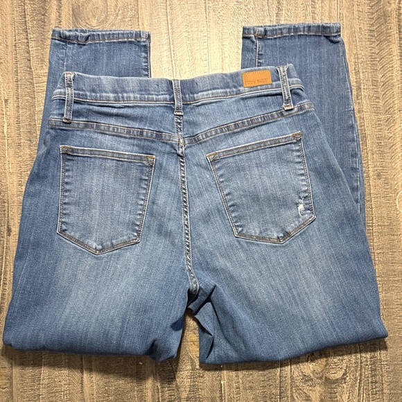 Judy Blue Medium Blue Boyfriend Skinny Pull On Jeans - Picture 7 of 10